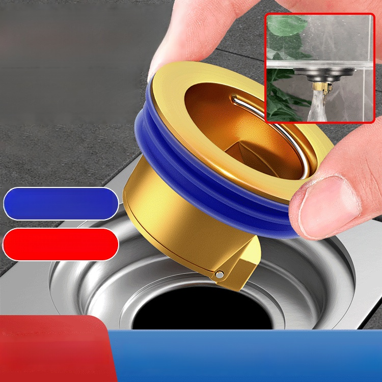 🛡️ ด้วยซีลซิลิโคนปิดสนิท 360° และแกนแรงโน้มถ่วง ปิดกั้นทุกอย่างจากท่อ!