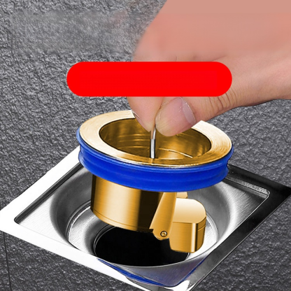 🛡️ ด้วยซีลซิลิโคนปิดสนิท 360° และแกนแรงโน้มถ่วง ปิดกั้นทุกอย่างจากท่อ!