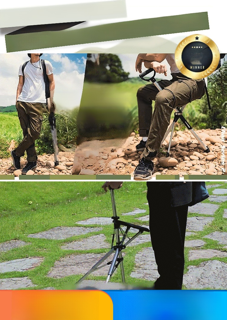 คนที่ชอบออกข้าวนอกไม่อยากยืนนานๆให้ปวดขา หรือ ผู้สูงอายุที่ต้องการไม้เท้า ที่ปลอดภัยหายห่วง . พกง่าย พับง่าย น้ำหนักเบา แข็งแรง ทนทาน พกไว้จะทำให้ชีวิตง่ายขึ้น