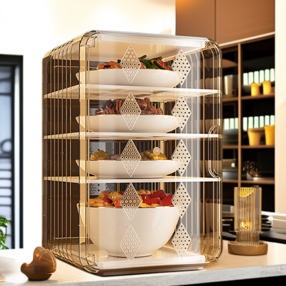 ฝาครอบอาหารระบายอากาศ กล่องใส่อาหารเก็บความร้อนกันยุงกันแมลง