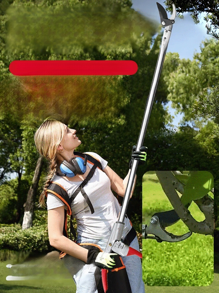 ด้ามยาวมาก ตัดกิ่งไม้สูงๆสะดวก ไม่ต้องไปจ้างเขา รรไกรตัดกิ่งไม้ด้ามยาวสำหรับชาวสวน กรรไกรตัดกิ่งสูง แบบดึงเก็บได้ คมมาก แข็งแรง น้ำหนักเบา สำหรับงานตัดกิ่ง เก็บผลไม้