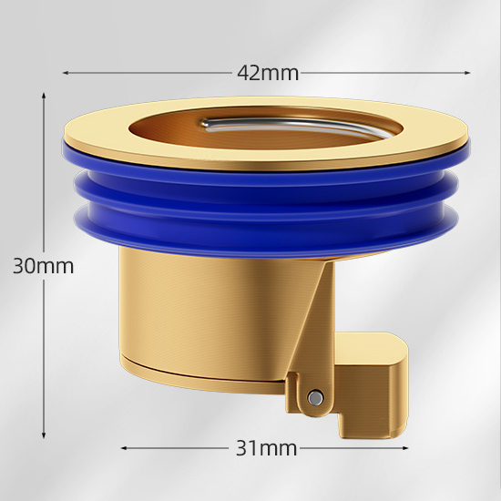 🛡️ ด้วยซีลซิลิโคนปิดสนิท 360° และแกนแรงโน้มถ่วง ปิดกั้นทุกอย่างจากท่อ!