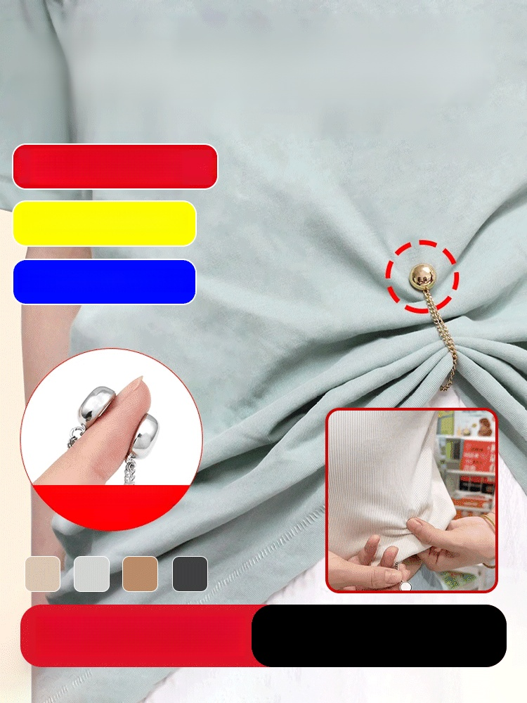 【อุปกรณ์ปรับความยาว】แม่เหล็กยึดติดไม่ต้องใช้ตะปู ปรับความยาวขากางเกงและปลายแขนเสื้อแบบถอดได้