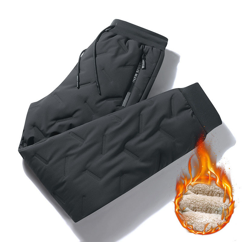 Men's lambswool thermal sweatpants【✅ One pair beats winter – warm enough to replace long underwear and heavy layers】