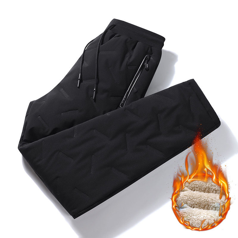 Men's lambswool thermal sweatpants【✅ One pair beats winter – warm enough to replace long underwear and heavy layers】