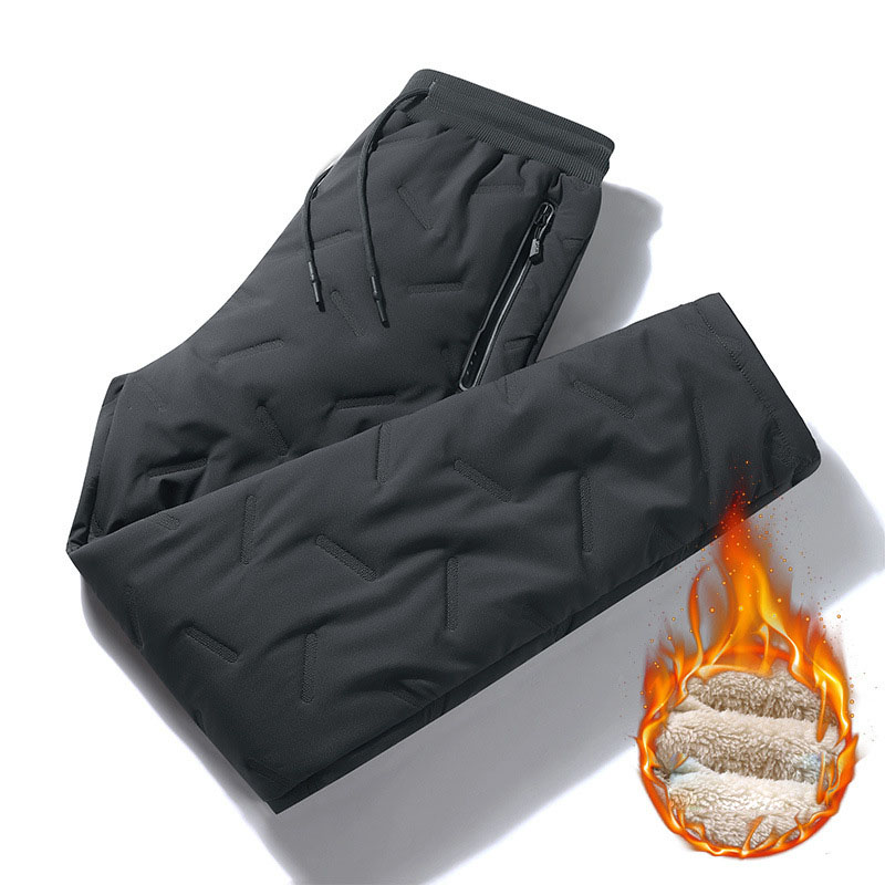 Men's lambswool thermal sweatpants【✅ One pair beats winter – warm enough to replace long underwear and heavy layers】