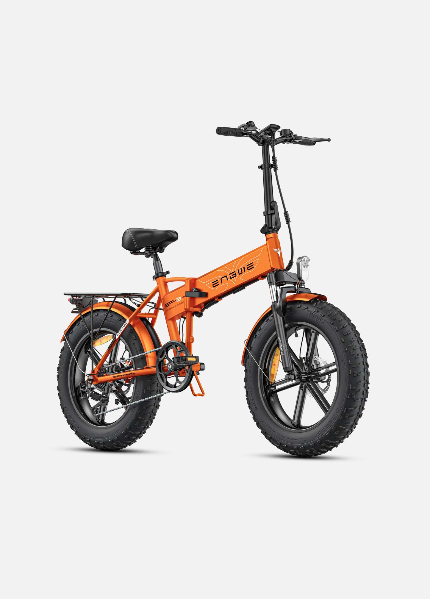 EP-2 Pro 120 км жүріс, 25 км/сағ максималды жылдамдық, алдыңғы суспензиялы складной E-bike