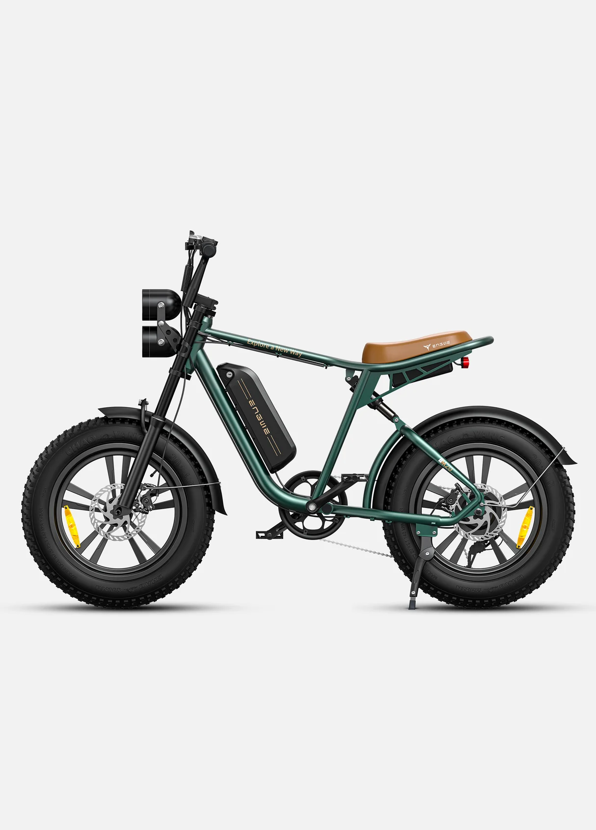 ENGWE M20 – 75 км + 75 км, қос амортизатор, ұзақ жүріс электрлі велосипед