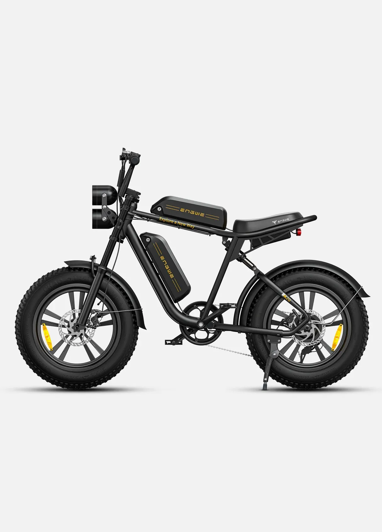ENGWE M20 – 75 км + 75 км, қос амортизатор, ұзақ жүріс электрлі велосипед