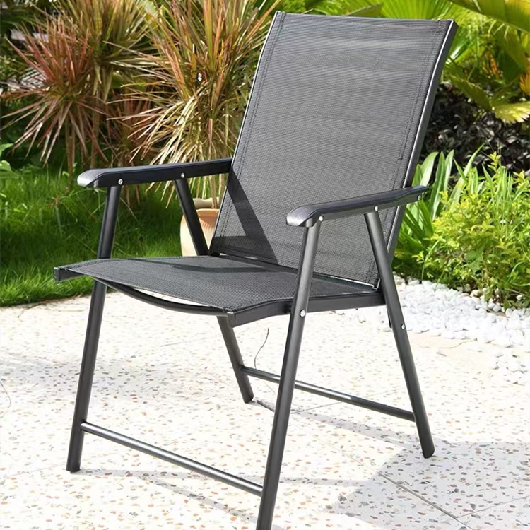 KIMDELIN Patio Dining Chairs, Outdoor Chairs, Portable Folding Chairs for Camping Pool Beach Deck