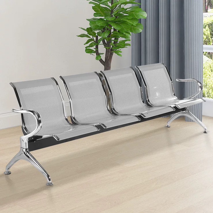 Public Waiting Room 3 4 5 Seater Chair Kerusi Pejabat Office Steel Metal Hall Hospital Clinic Klinik Airport Reception
