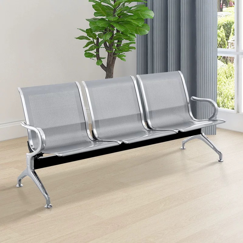Public Waiting Room 3 4 5 Seater Chair Kerusi Pejabat Office Steel Metal Hall Hospital Clinic Klinik Airport Reception