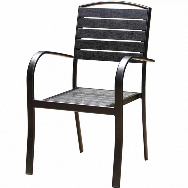 KIMDELIN Outdoor Furniture Plastic Wooden Garden Set 4/6 Chairs + Table For Balcony,Patio,Terrace