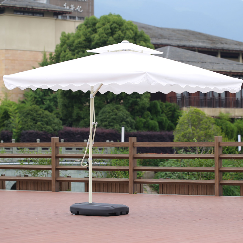 KIMDEDLIN 2.5x2.5M Patio Garden Beach Umbrella 4 Ribs For Garden,Pool,Market,Patio (Not included Base)