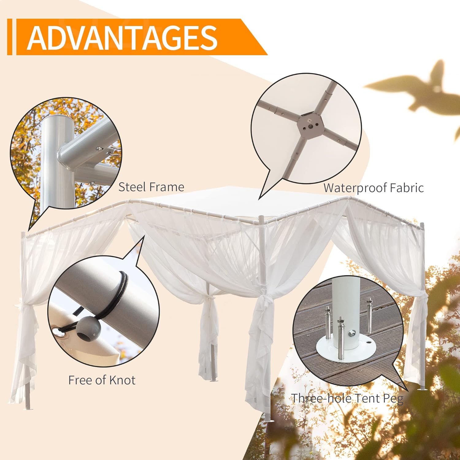 KIMDELIN Outdoor Swan Tent