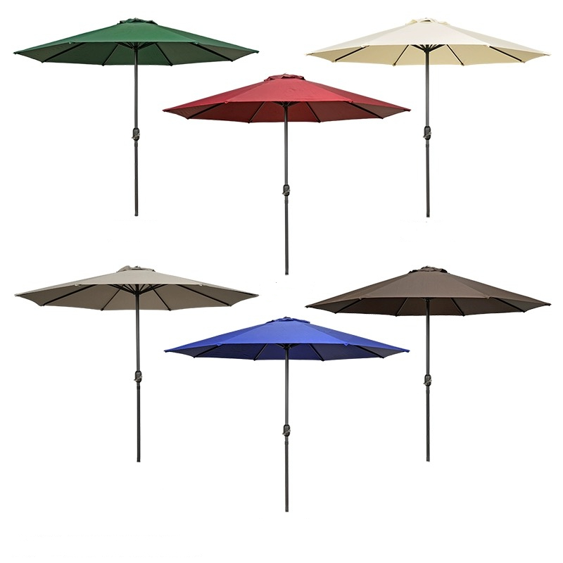 KIMDELIN 2.7M Outdoor Patio Umbrella For Outdoor Garden Yard Pool Beach (Not included Base)