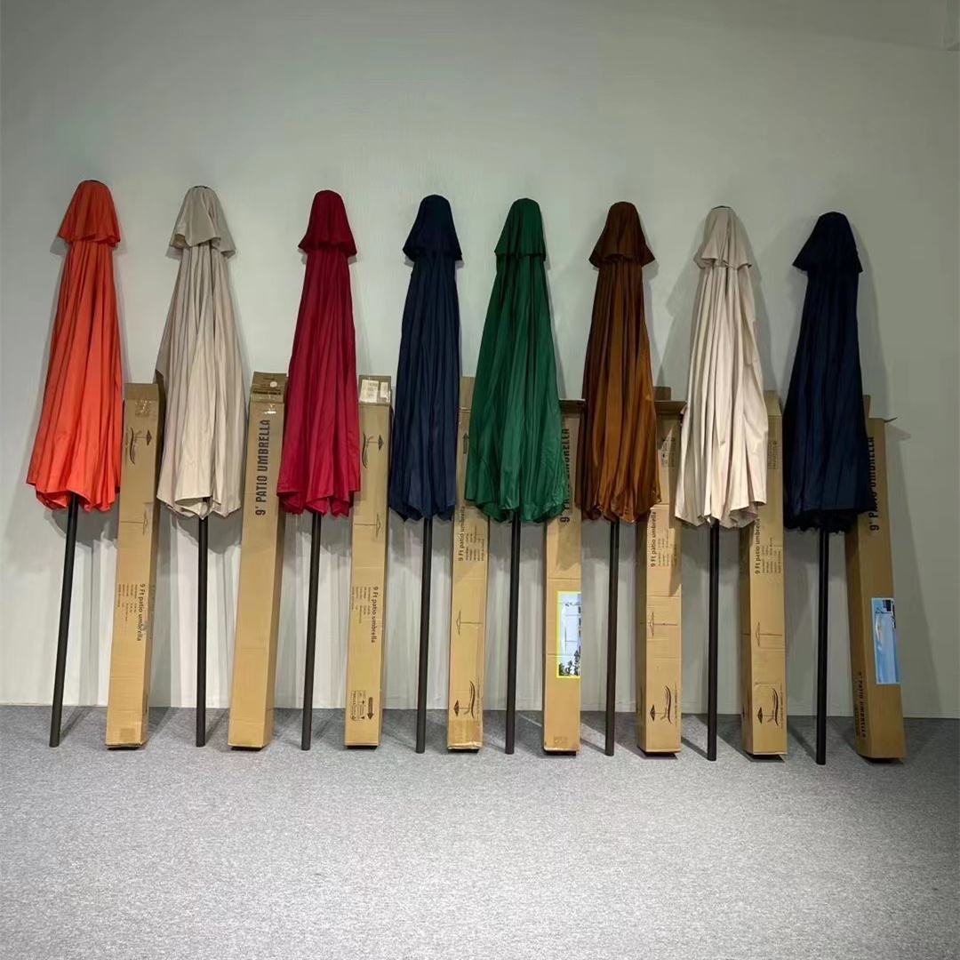 KIMDELIN 2.7M Outdoor Patio Umbrella For Outdoor Garden Yard Pool Beach (Not included Base)