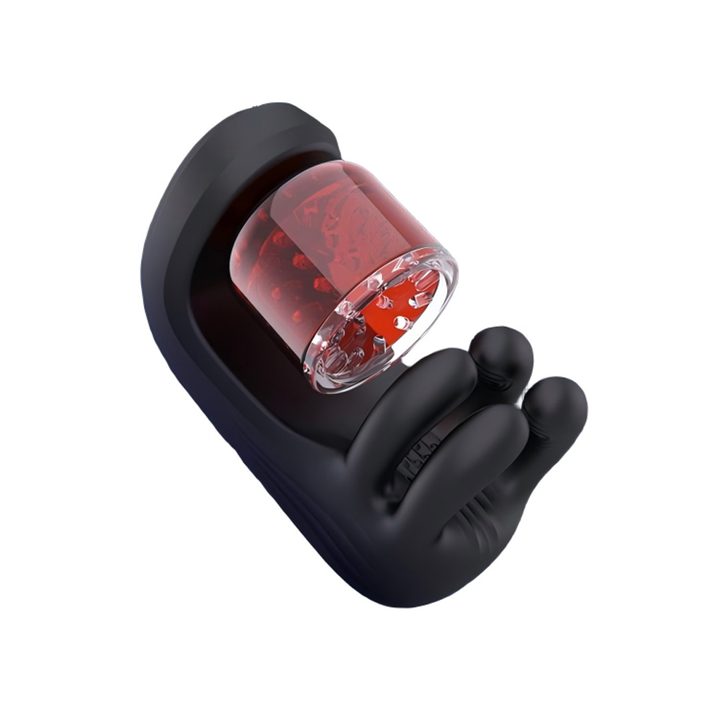 W6101未定价อุปกรณ์ฝึกอวัยวะเพศชาย มอเตอร์สามตัว หมุน+บีบ+สั่นสะเทือน ใช้งานได้ 2 แบบ จอแสดงผลดิจิตอล