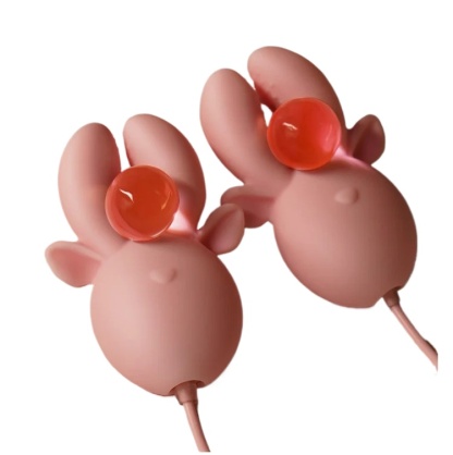 ที่หนีบเต้านมไฟฟ้า 18 ความถี่การสั่น กระตุ้นหลายจุด ออกแบบเลียนแบบหัวกวาง ระบบเสียงเงียบสมบูรณ์แบบ-sextoyfunny