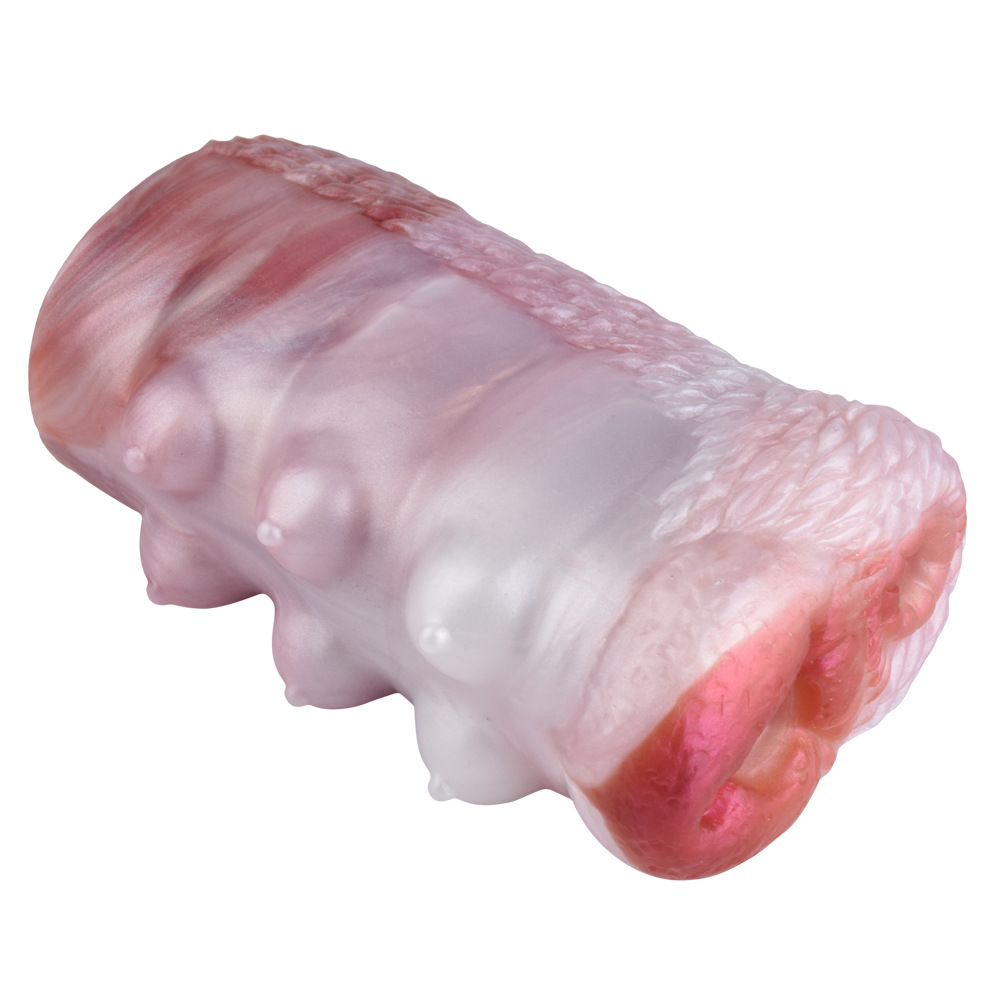 W5606未定价จิ๋มสัตว์เทียม ช่องทางคู่สมจริง ออกแบบจำลองอวัยวะเพศสุนัขตัวเมีย วัสดุซิลิโคนเหลว