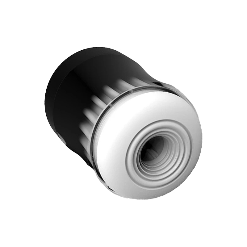 W5501未定价ถ้วยช่วยตัวเองใช้มือ ออกแบบแบบทะลุ 2 ช่องทาง จำลองช่องคลอด วัสดุ TPE ปลอดภัยต่อผิว