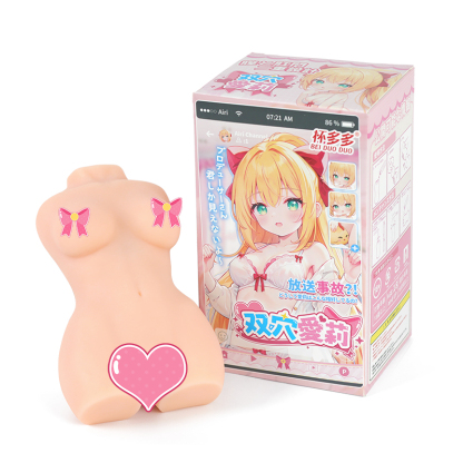 ตุ๊กตายางบางส่วน รูปลักษณ์เหมือนมนุษย์จริง ทางคู่เสมือนจริงระดับสูง เนื้อในสีชมพูเนียนนุ่ม วัสดุ TPE-sextoyfunny