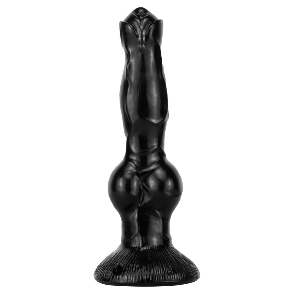 W4308未定价เลียนแบบอวัยวะสุนัข สีดำทั้งชิ้น แผ่นดูดแรงสูง วัสดุ PVC ทางการแพทย์ มี 3 รุ่นให้เลือก