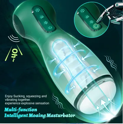 3 Engines APP Air Pressure Male Masturbator Seductive Sound
