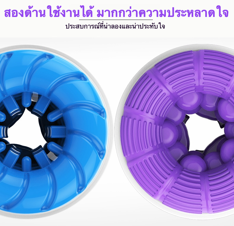 ถ้วยช่วยตัวเองใช้มือ วัสดุ TPE ยืดหยุ่นสูง ดีไซน์บีบ 3 ระดับ เนื้อเต็มเม็ด ลวดลายสวยสดใส|Youcups-sextoyfunny