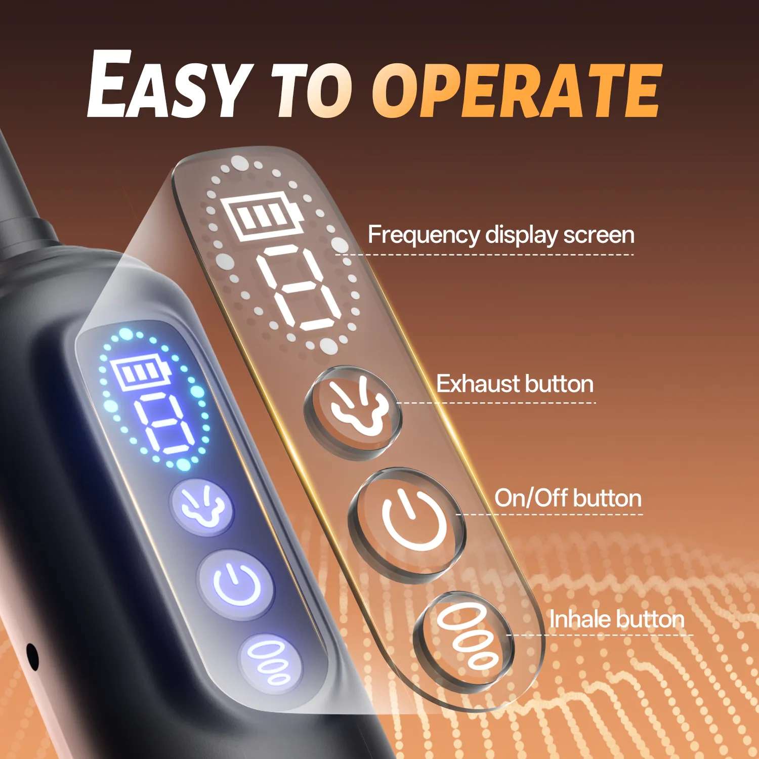 เครื่องปั้มควยอัตโนมัติสุญญากาศพร้อมจอ LCD 6 โหมดฝึก