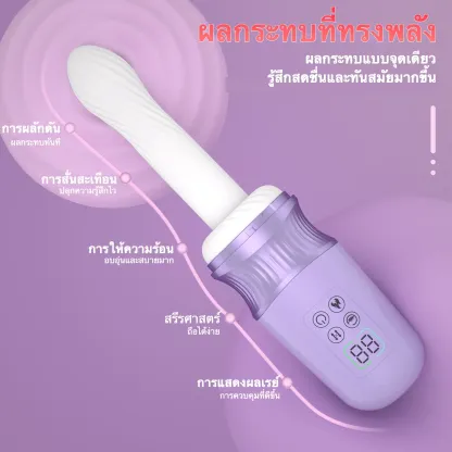 sex machine เครื่องเย็ดติดผนัง มอเตอร์กำลังสูง 7 ระดับการยืดหด+สั่น ระบบทำความร้อนอัจฉริยะ