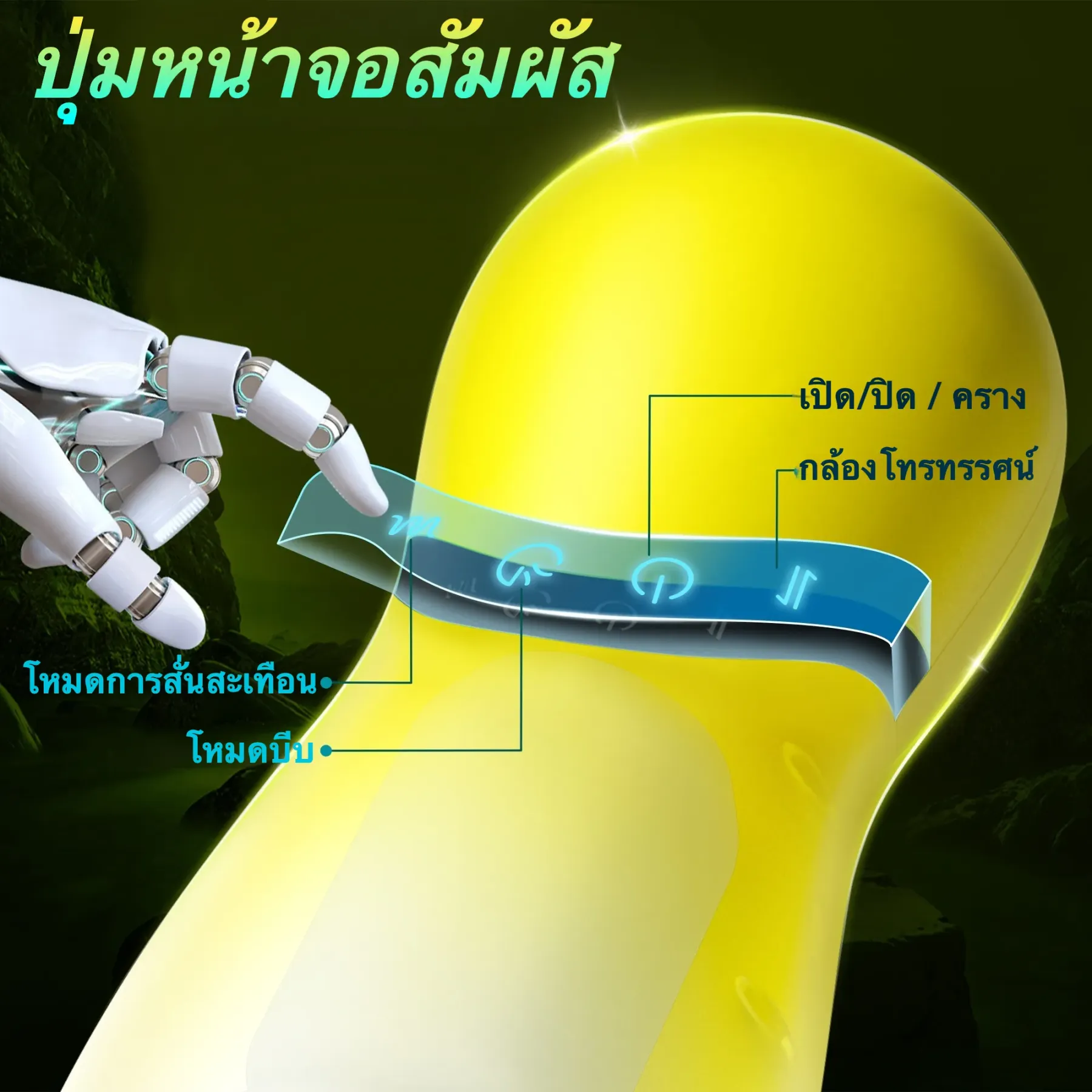 จิ๋มกระป๋องออโต้ จิ๋มกระป๋องอัตโนมัติ ดูด+บีบ+สั่น ฟังก์ชันเสียง