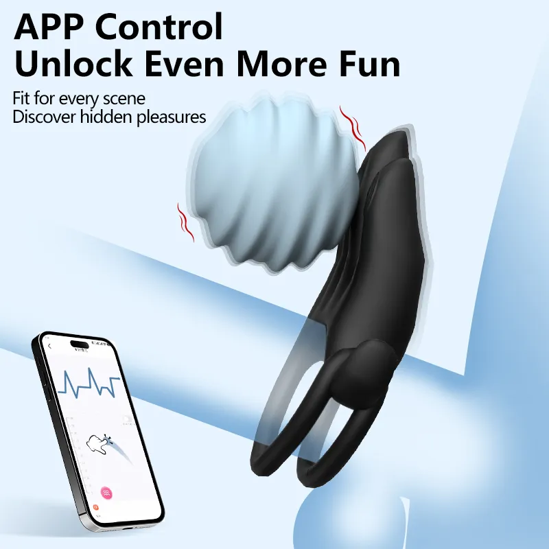 ห่วงชะลอการหลั่ง APP สั่น 9 ความถี่ ดีไซน์มือทองคำ