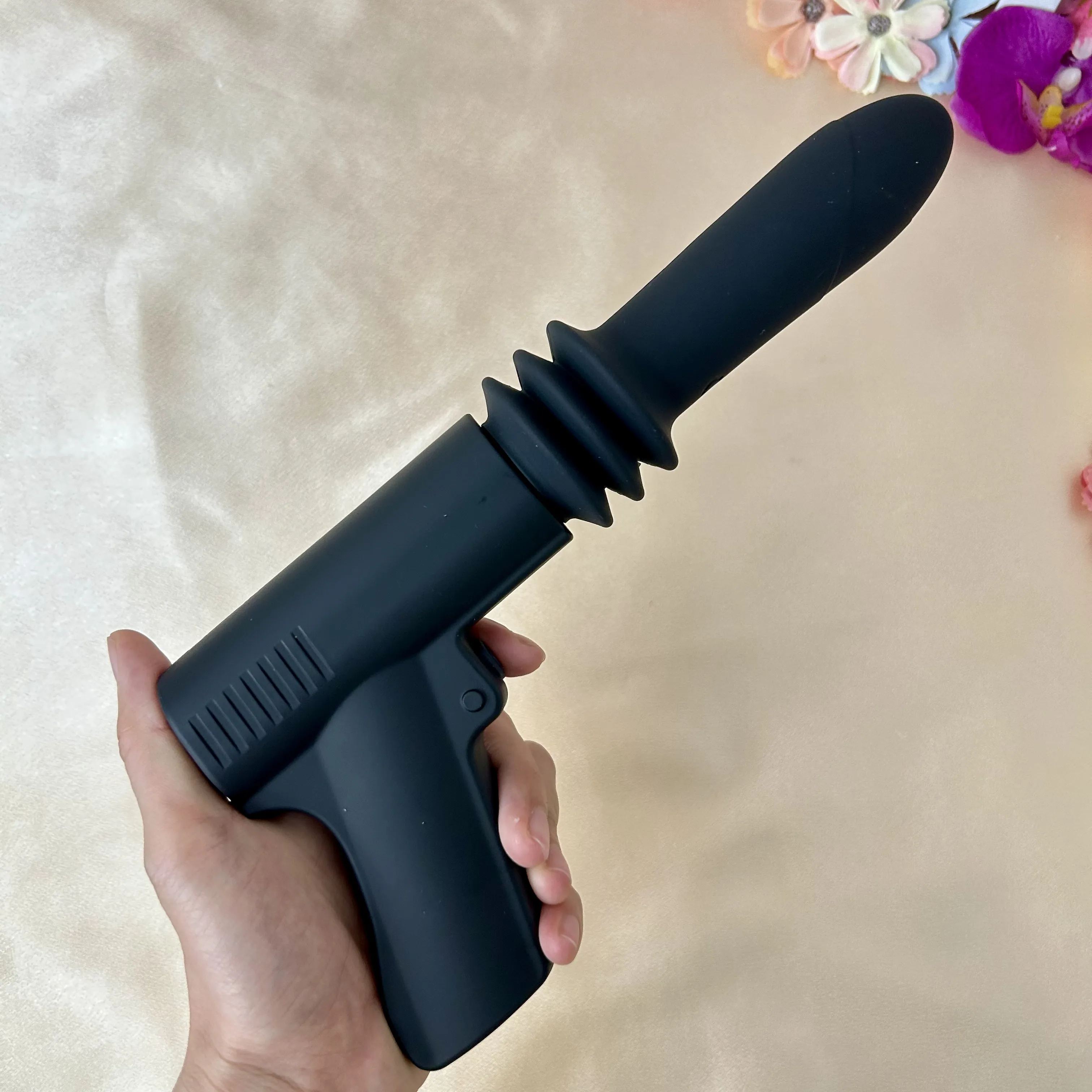 Gun-Shaped 4-Level Thrusting + Vibration Sex Machine