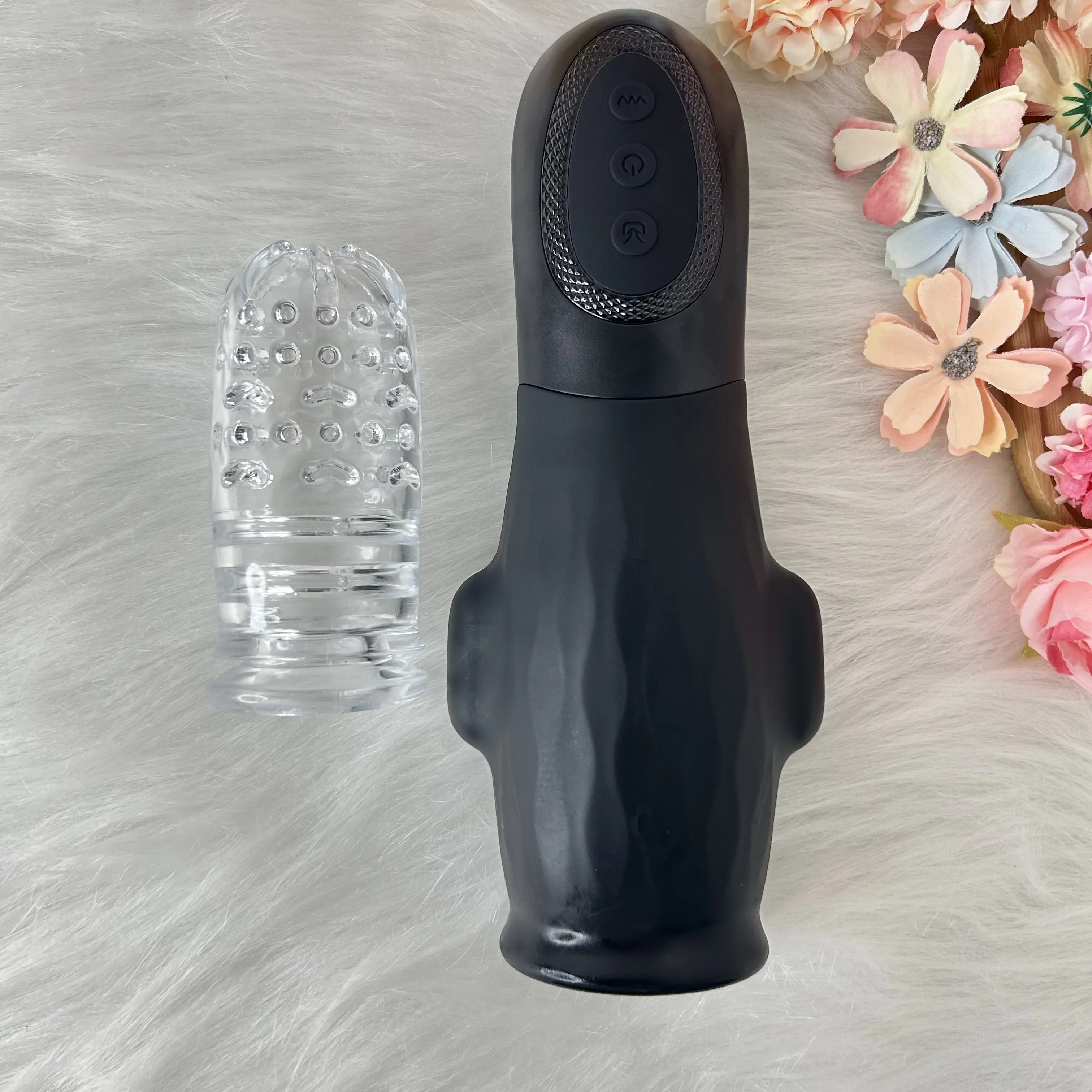 10 Vibrations 5 Suctions Male Masturbator Detachable