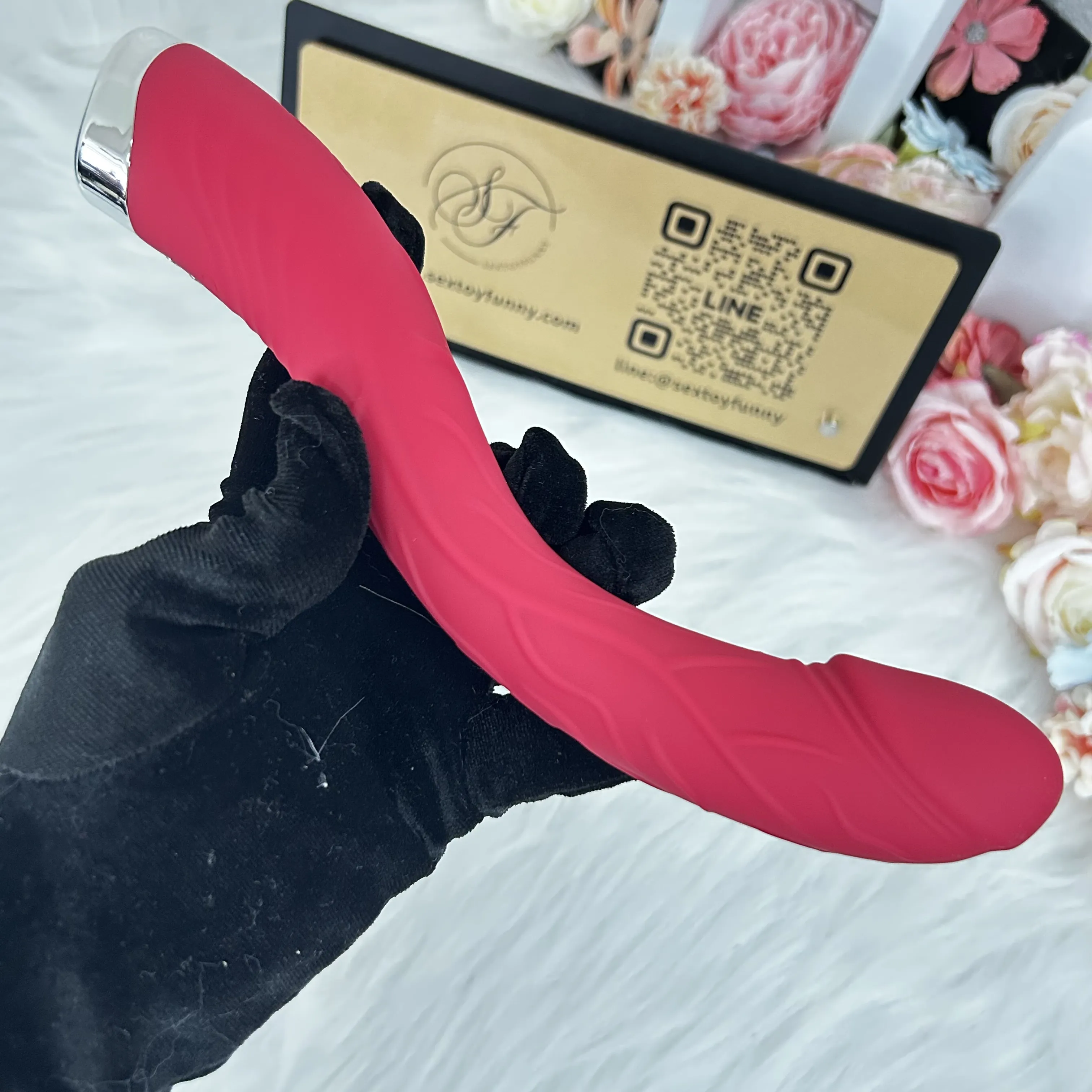 10 Frequencies Realistic Penis Rechargeable Vibrator