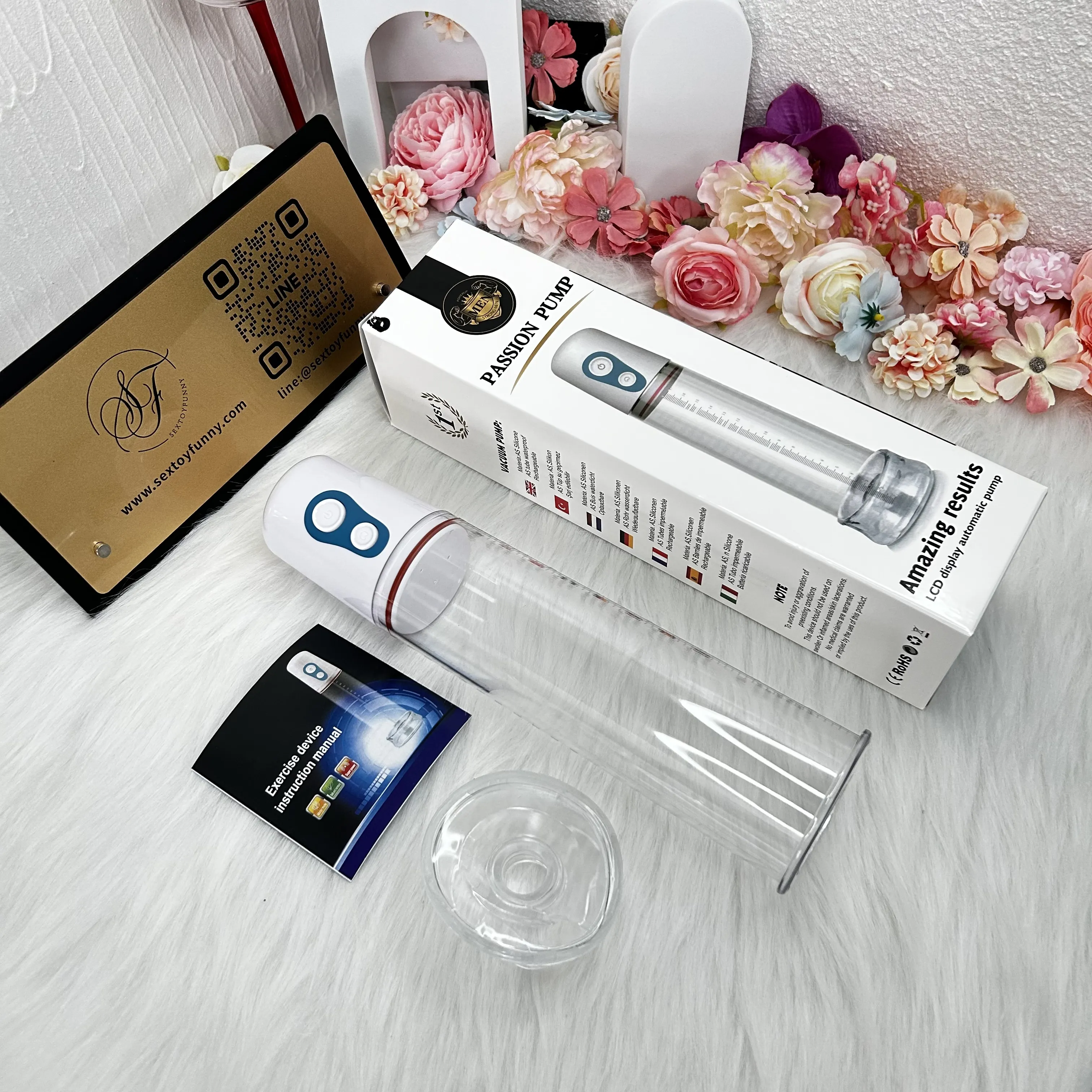 Automatic Penis Pump Press + Suction Massage 3D Vacuum