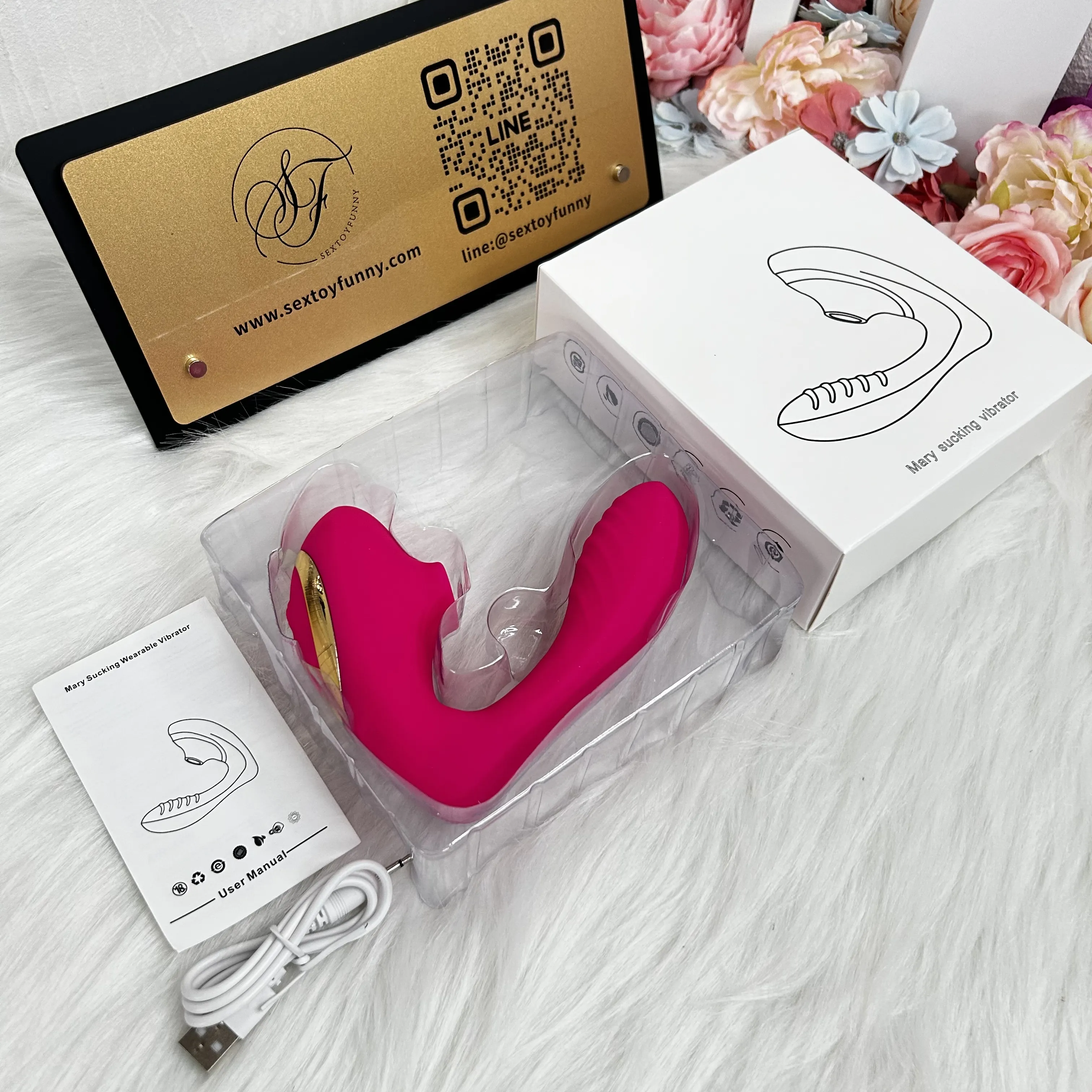 Wearable 10-Frequency Vibrating & Suction Vibrator