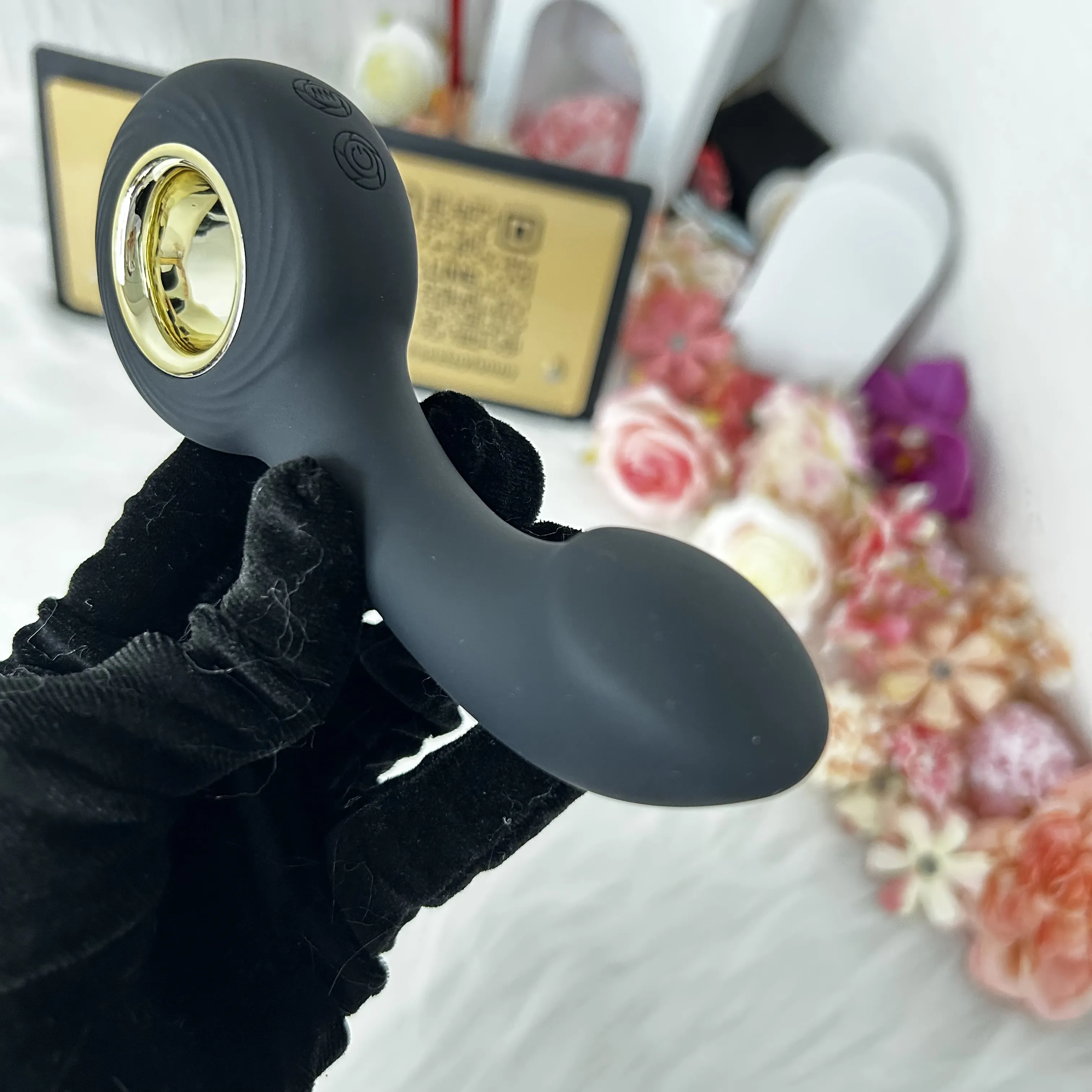 2In1 One-Finger Control Anal Vibrator & Prostate Massager