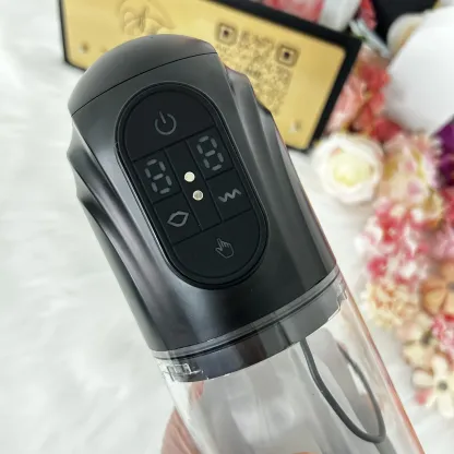 Dual Engines Male Masturbator High-Definition LED Touch Screen