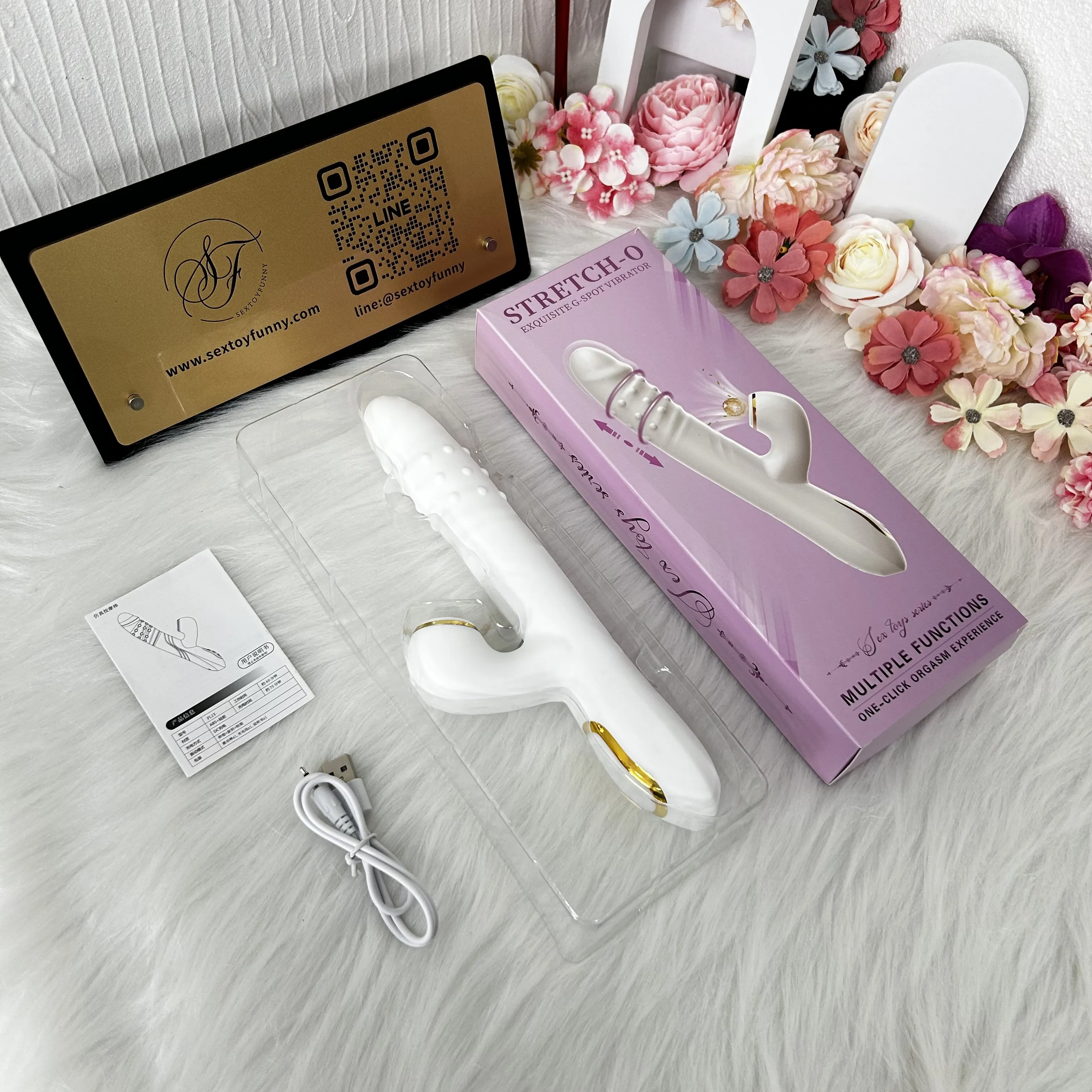 Realisic Penis Thrusting & Suction Zonal Control Vibrator