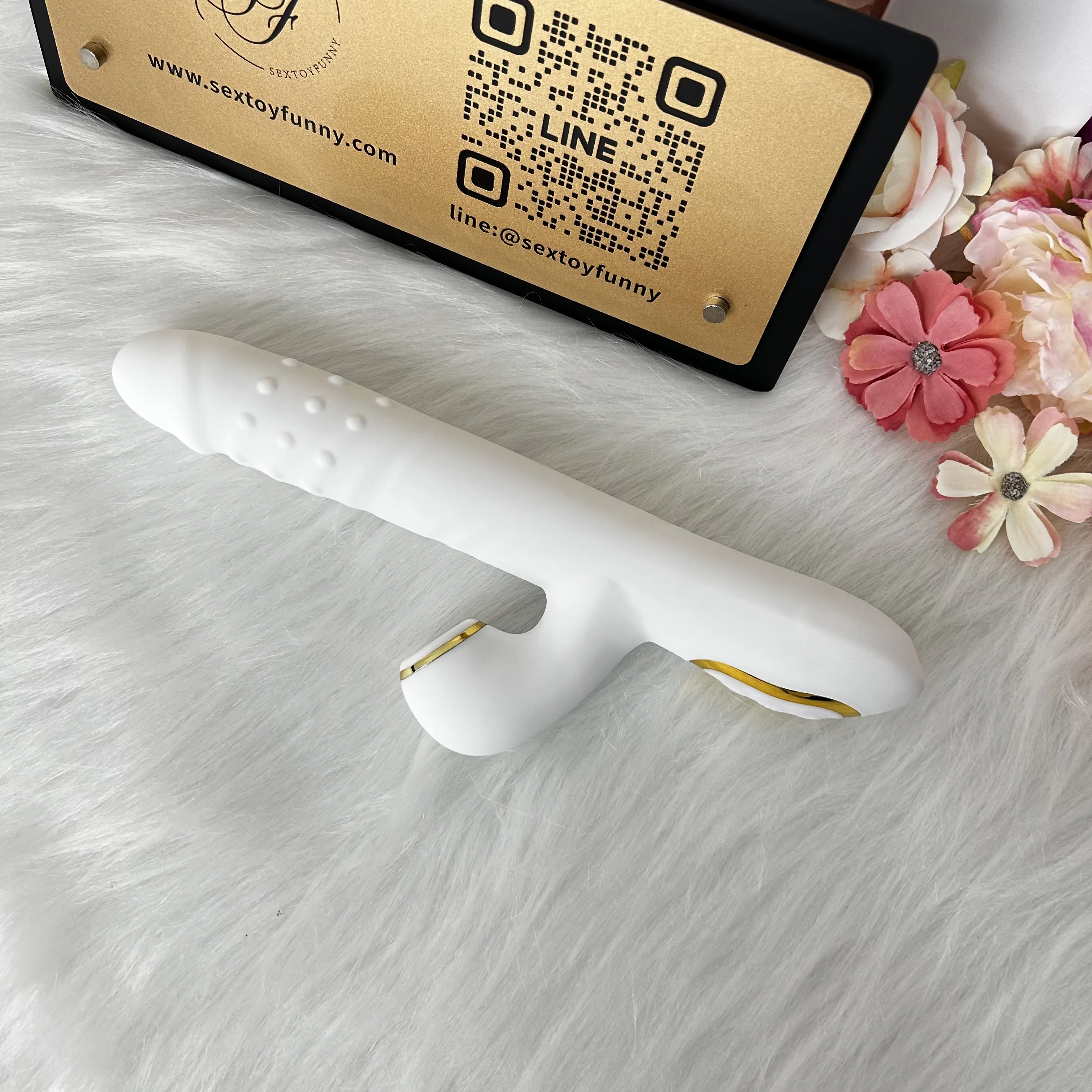 Realisic Penis Thrusting & Suction Zonal Control Vibrator