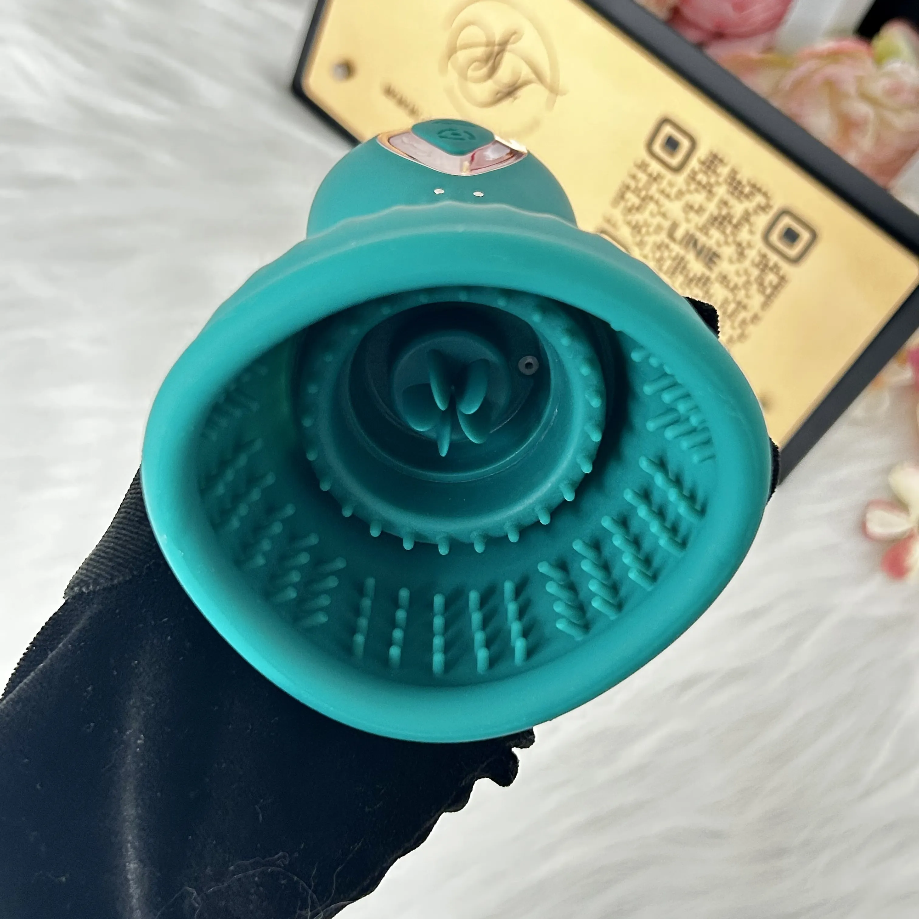 Dual 7 Frequencies Rotating Suction Vibrator & Breast Toy