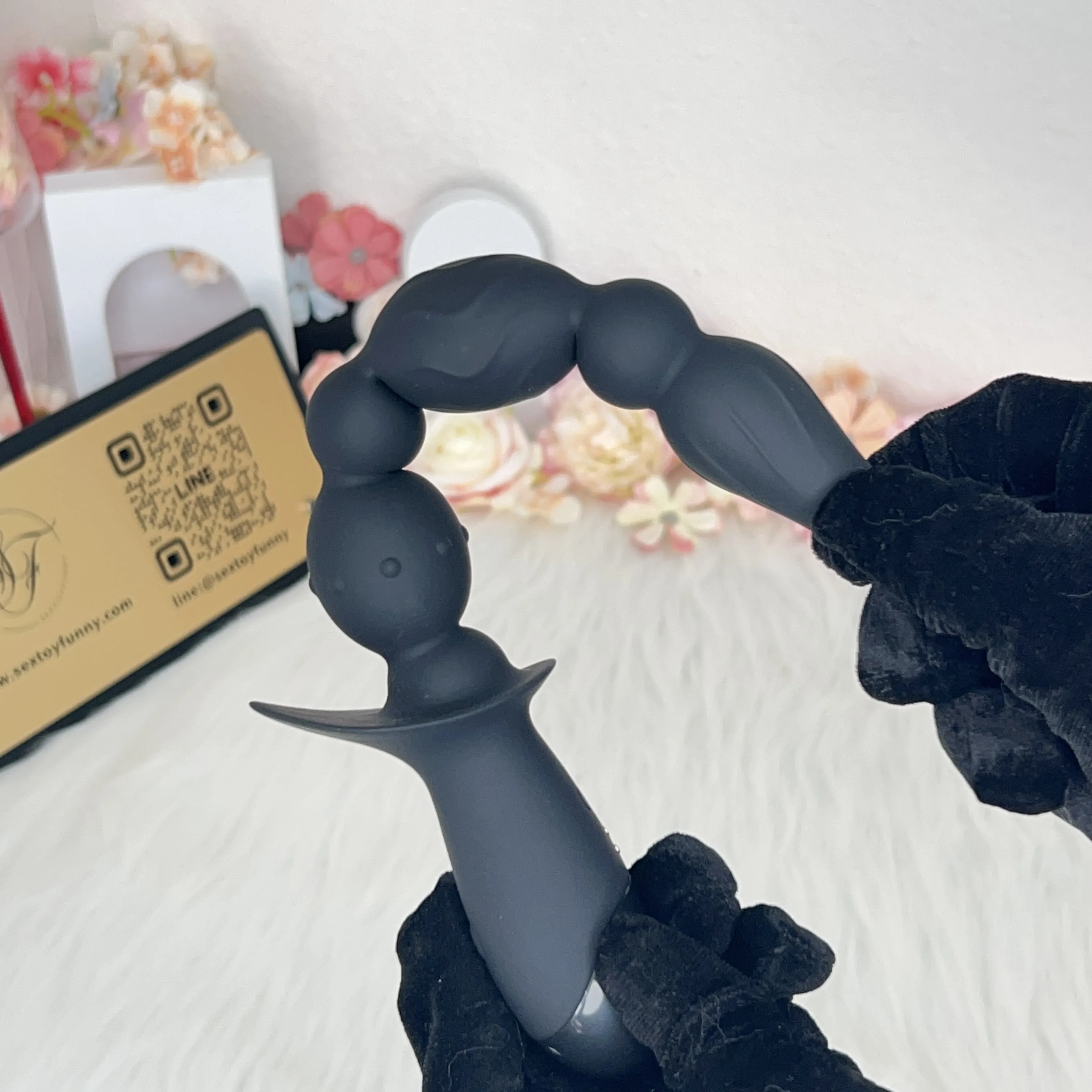 Segmented Beads + Raised Texture Prostate Massager IPX7