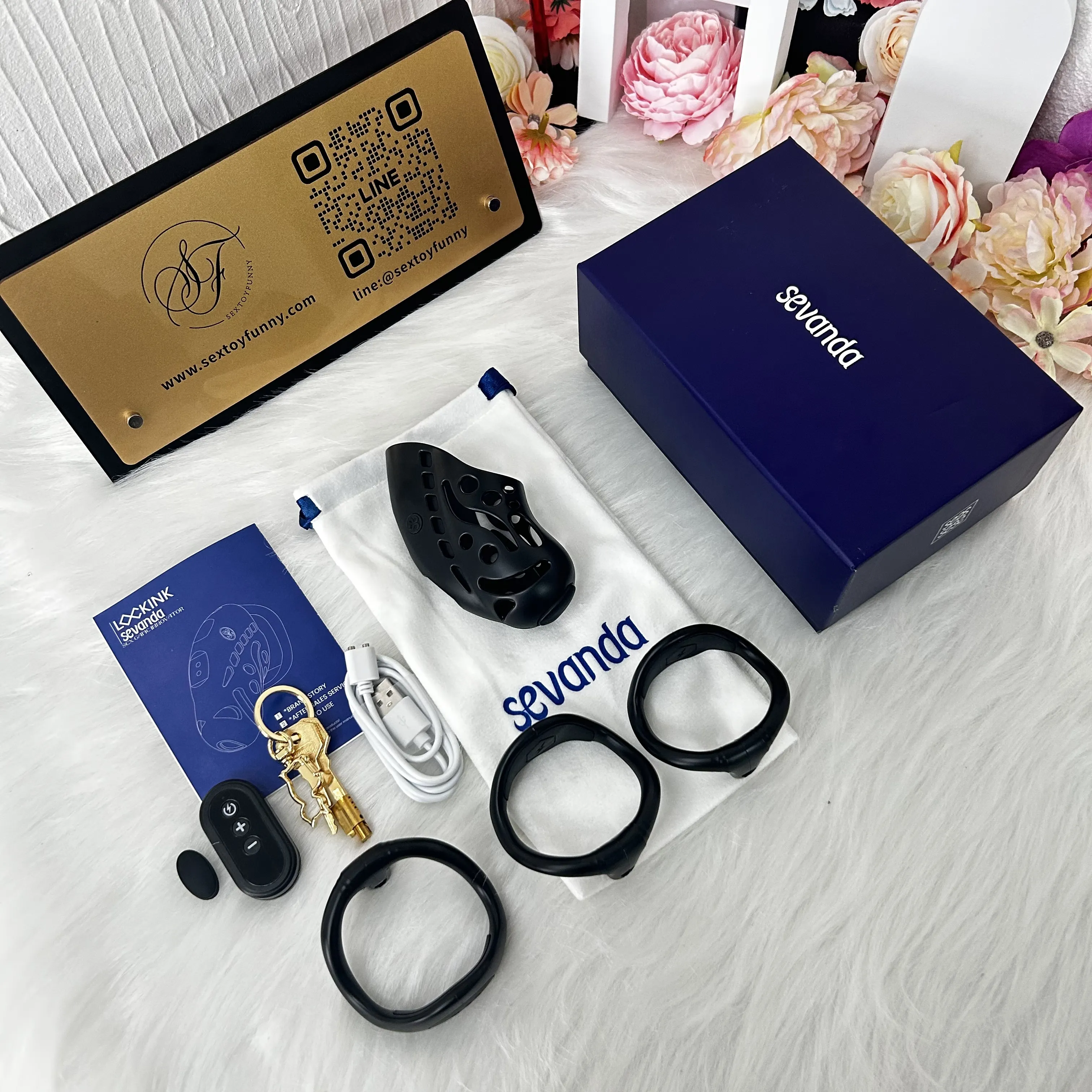 Nautilus Electric Shock Chastity Cage With Urethral Sound