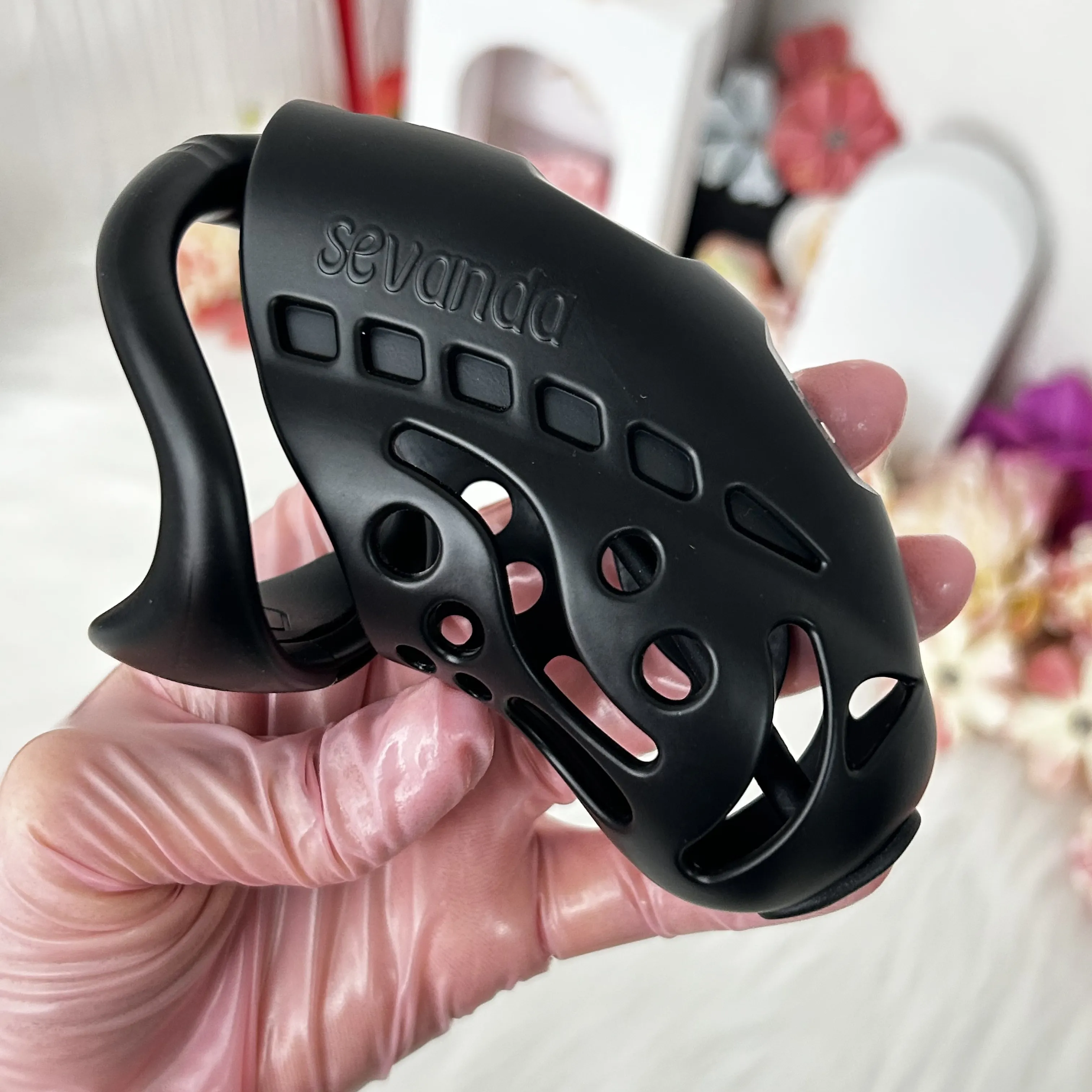 Nautilus Electric Shock Chastity Cage With Urethral Sound