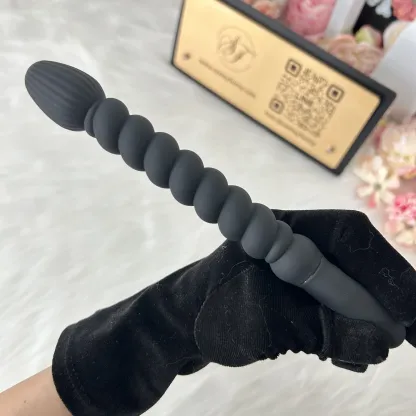 ของเล่นประตูหลัง เครื่องนวดต่อมลูกหมาก ระบบสั่น หัวทรงหยดน้ำ