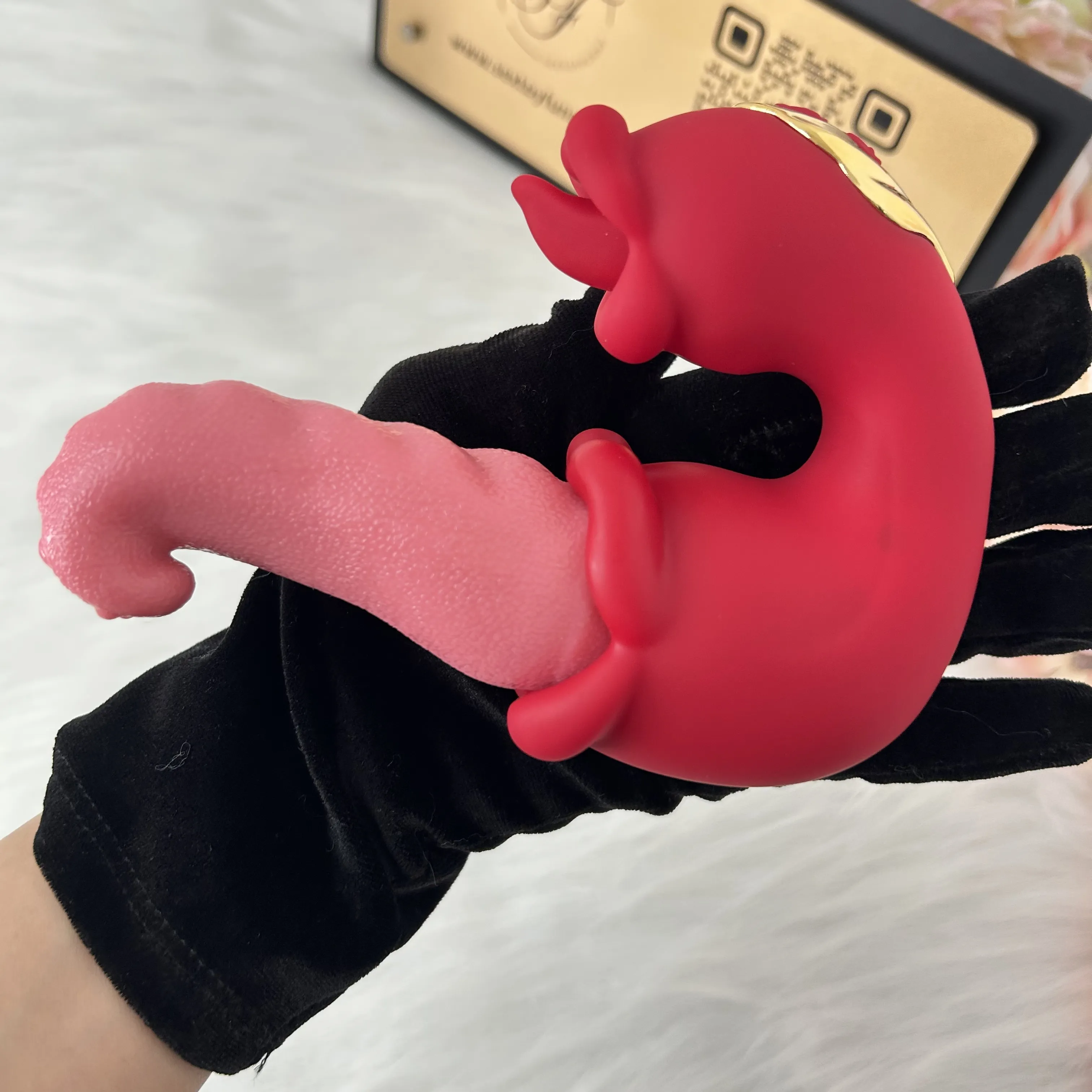Dual Tongues 3 Speeds + 7 Modes Independent Control Vibrator