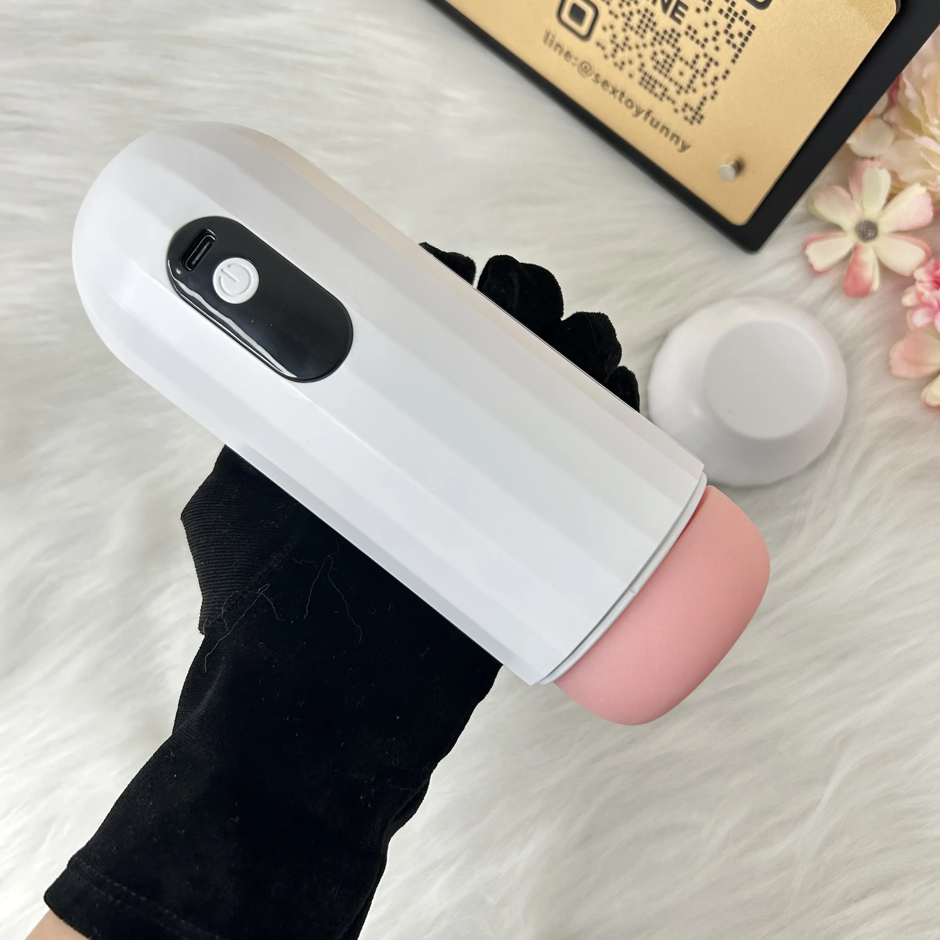 8 Vibration Automatic Male Masturbator Interactive Sound