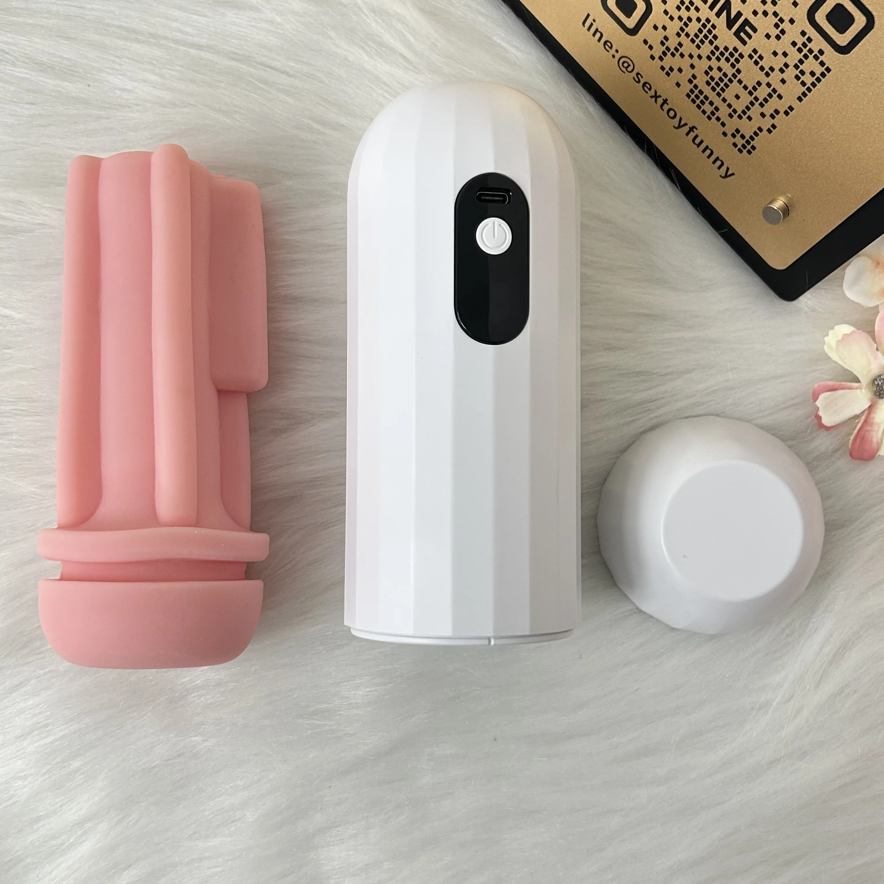8 Vibration Automatic Male Masturbator Interactive Sound